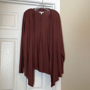 Brown cardigan